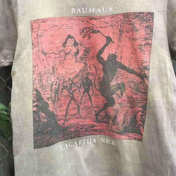 ⛔️SOLD⛔️Bauhaus Lagartija Nick Band Tee - Picture 2 of 8